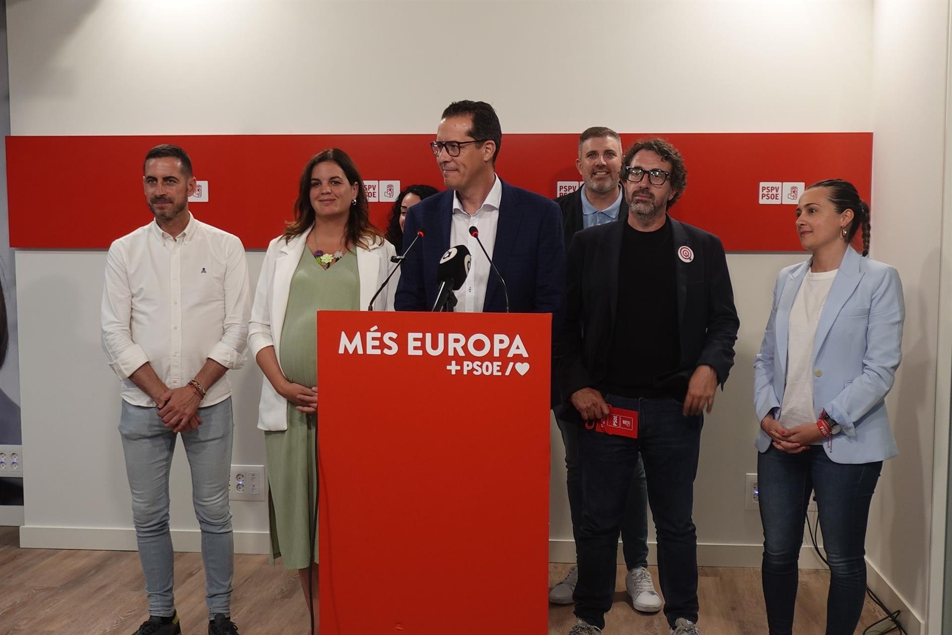 Rubén Alfaro, portaveu del PSPV / Europa Press