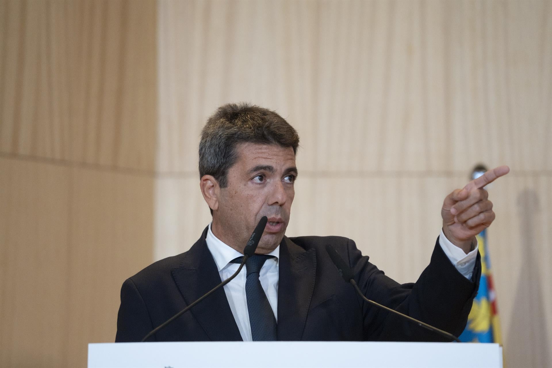 El president de la Generalitat, Carlos Mazón