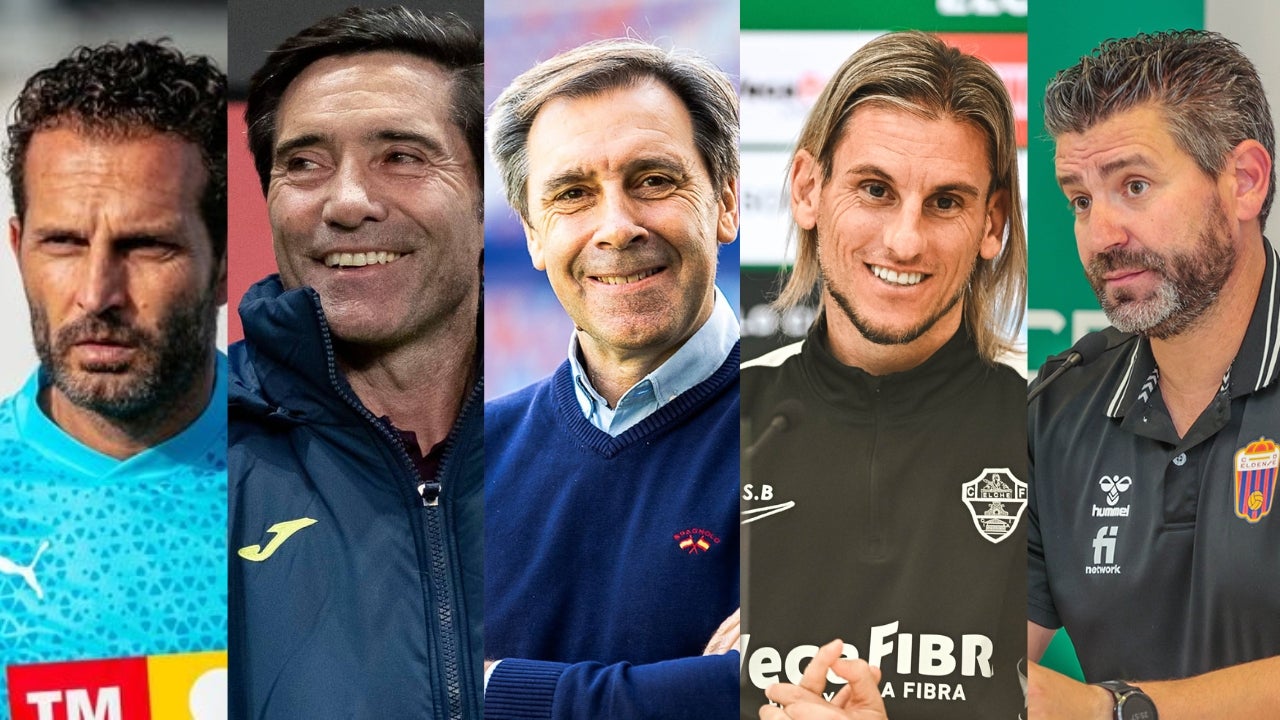 Dos d'ells han ocupat la banqueta després de substitucions. Baraja, Marcelino, Miñambres, Beccaccece i Estévez.