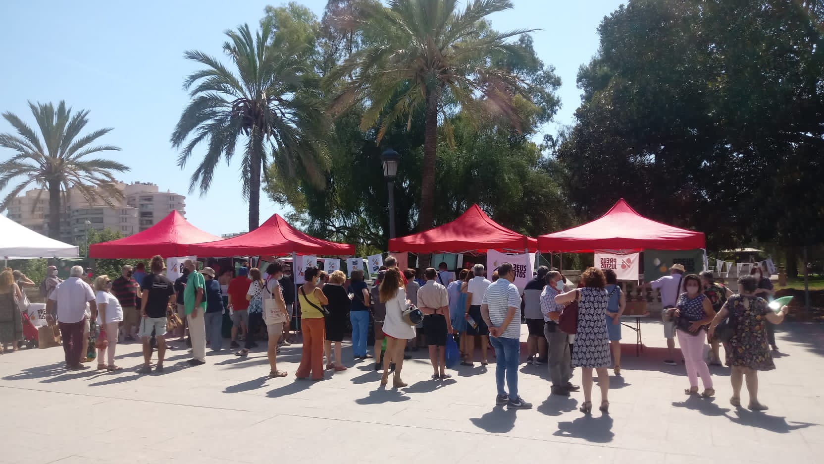 Mercat de Preus Justos realitzat el juny del 2021