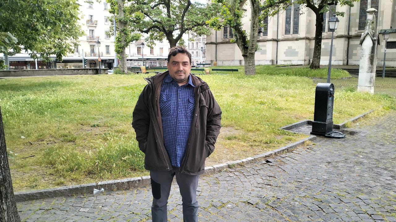 Jesús Rodríguez, periodista català exiliat a Suïssa