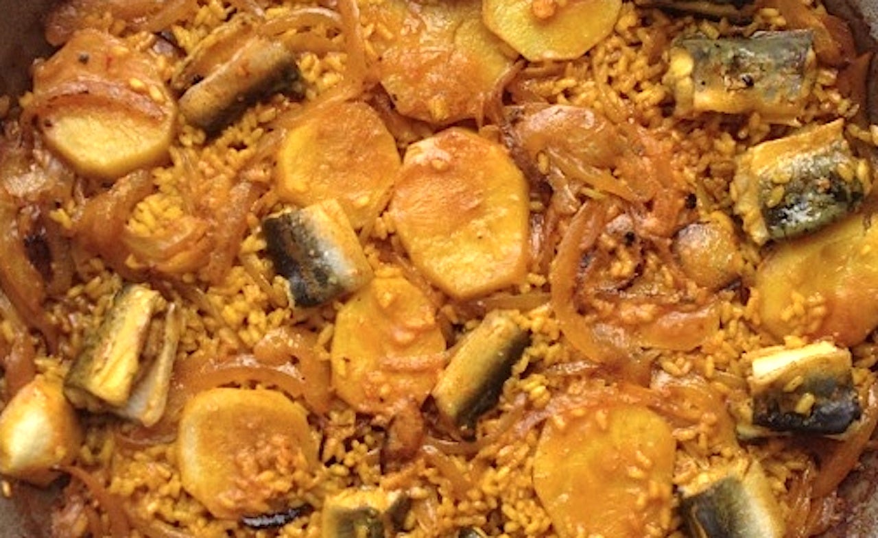 Paella d'anguiles