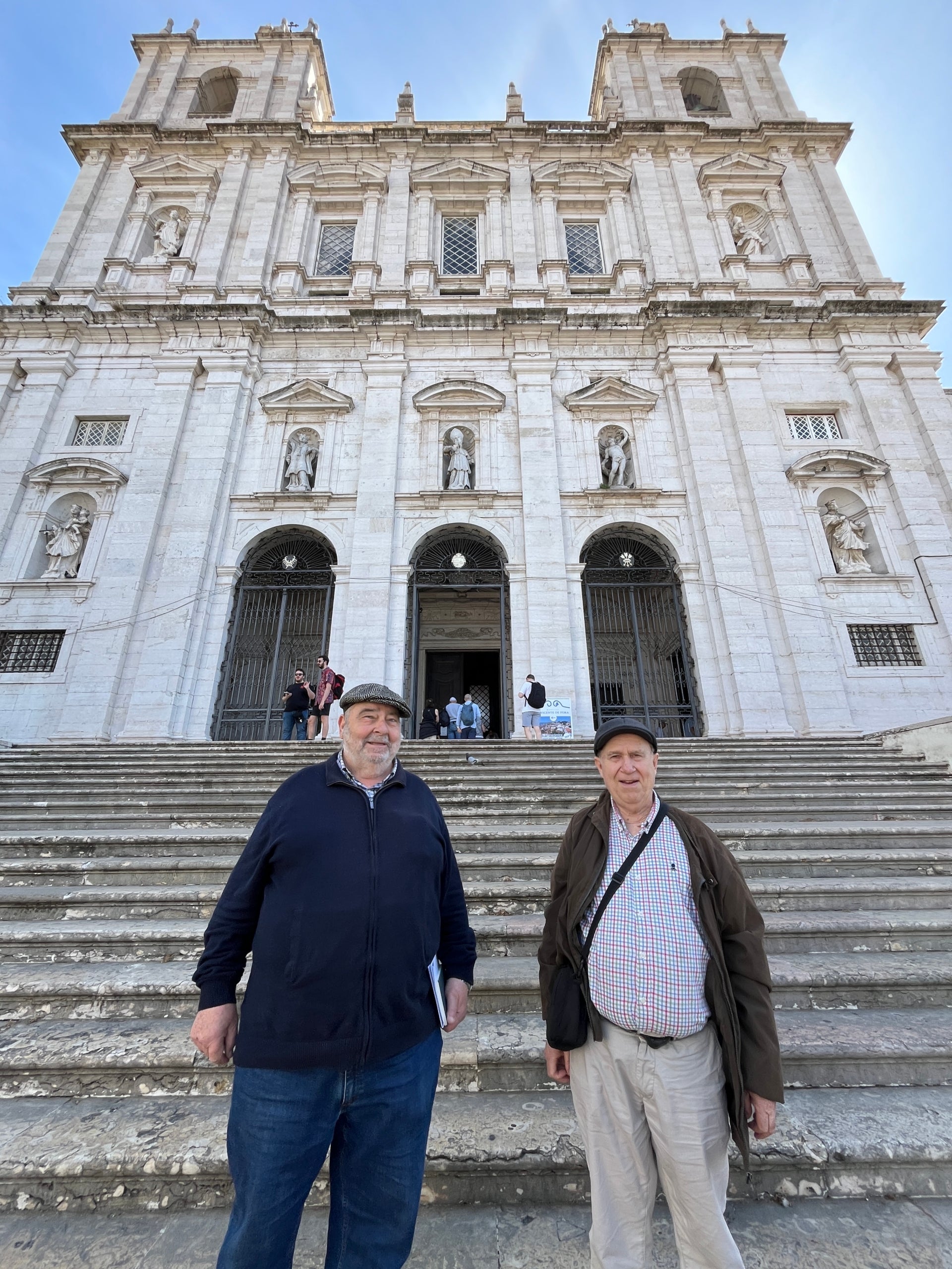 Alfons llorenç i Josep Sendra a Lisboa
