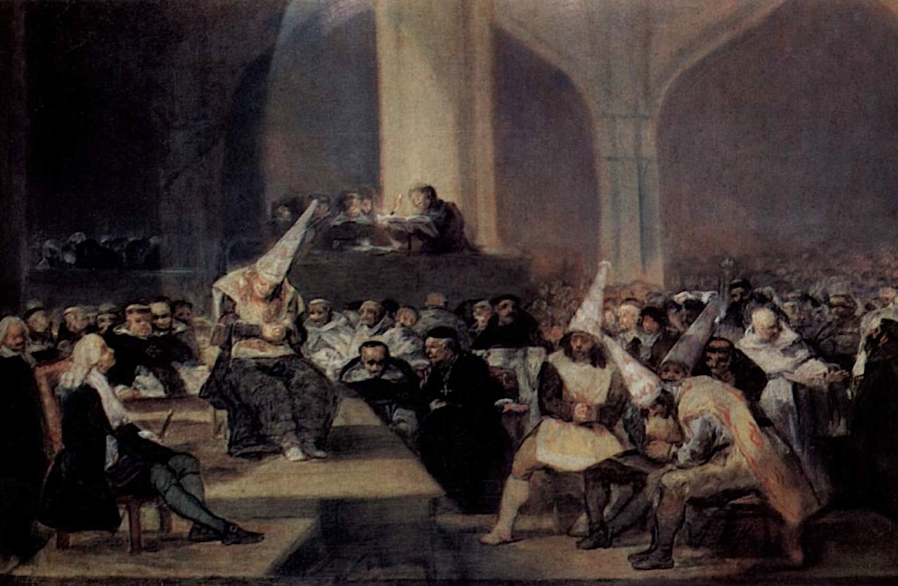 Francisco de Goya, «Auto de fe», 1814-16
