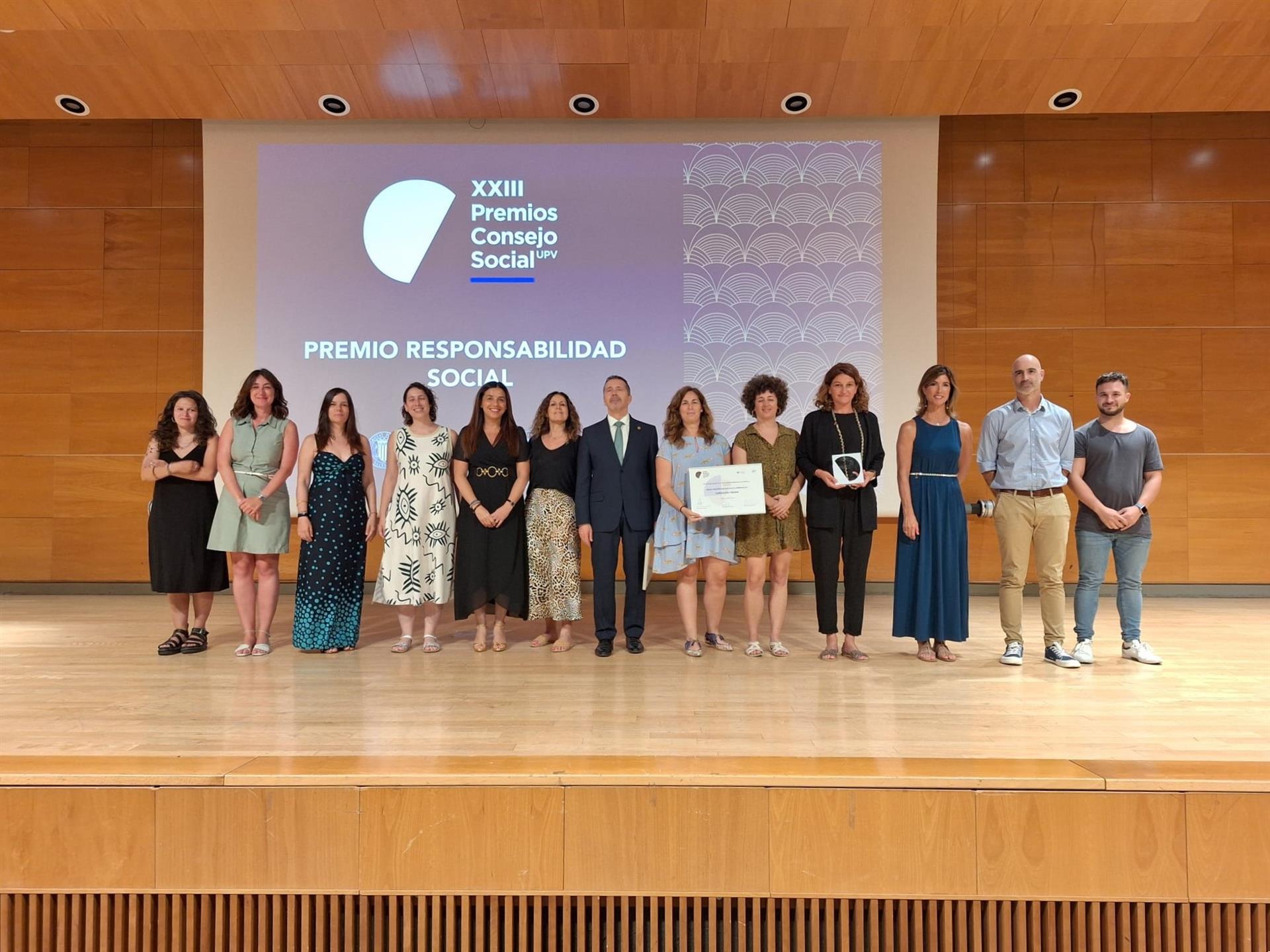 Fisabio rep el Premi a la Responsabilitat Social Corporativa en la XXIII Edició dels Premis del Consell Social de la Universitat Politècnica de València