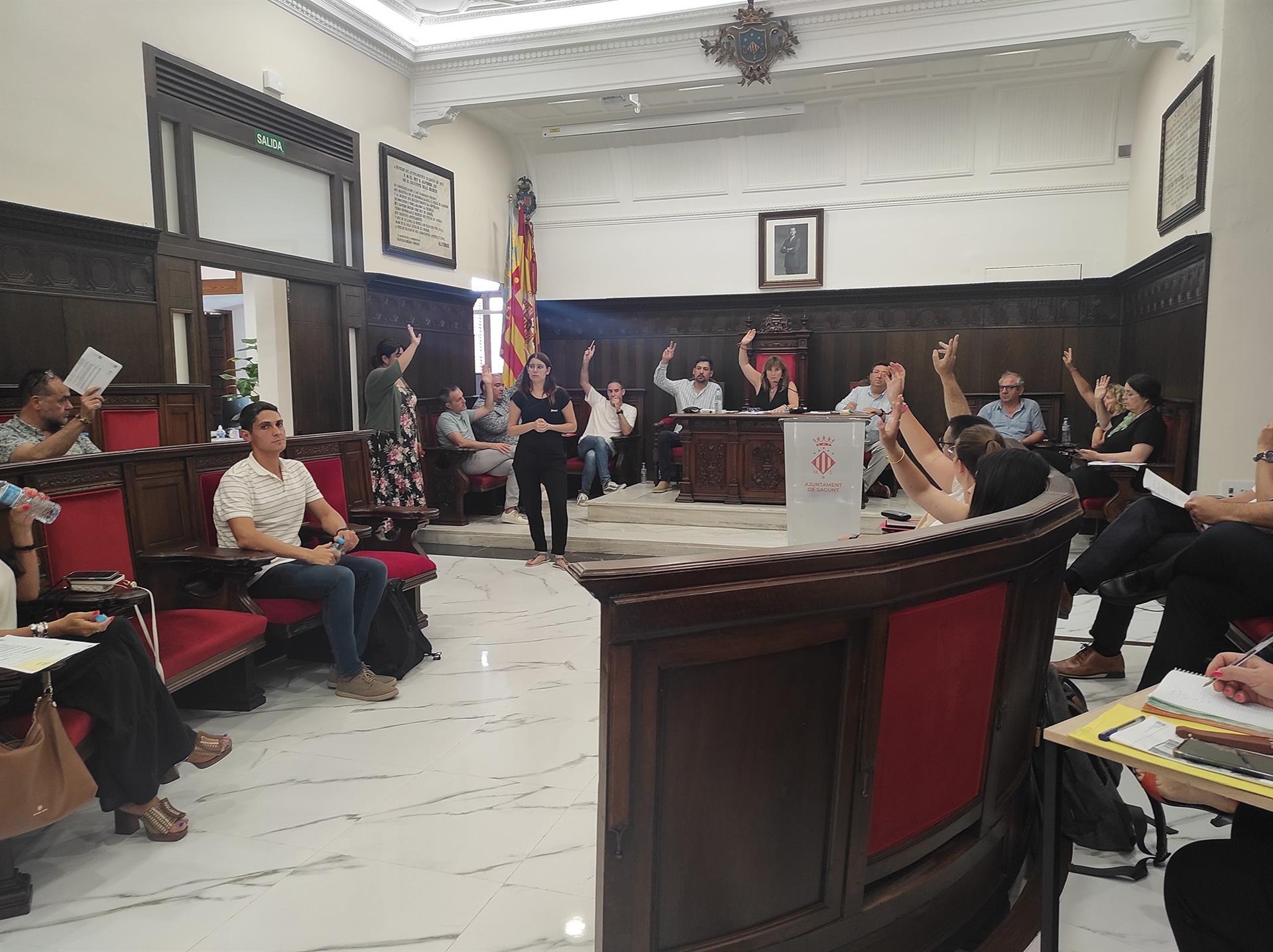 Ple de l'Ajuntament de Sagunt