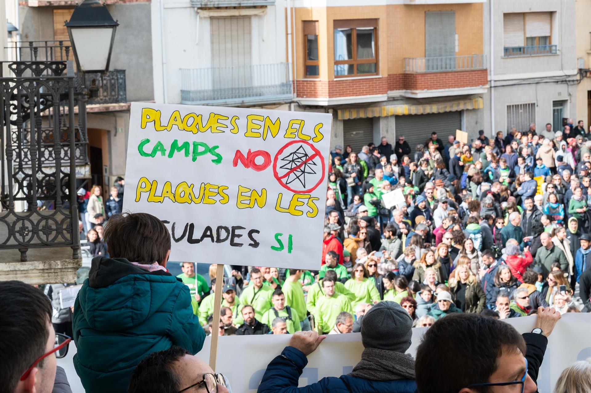Manifestació contra el projecte Magda / Europa Press