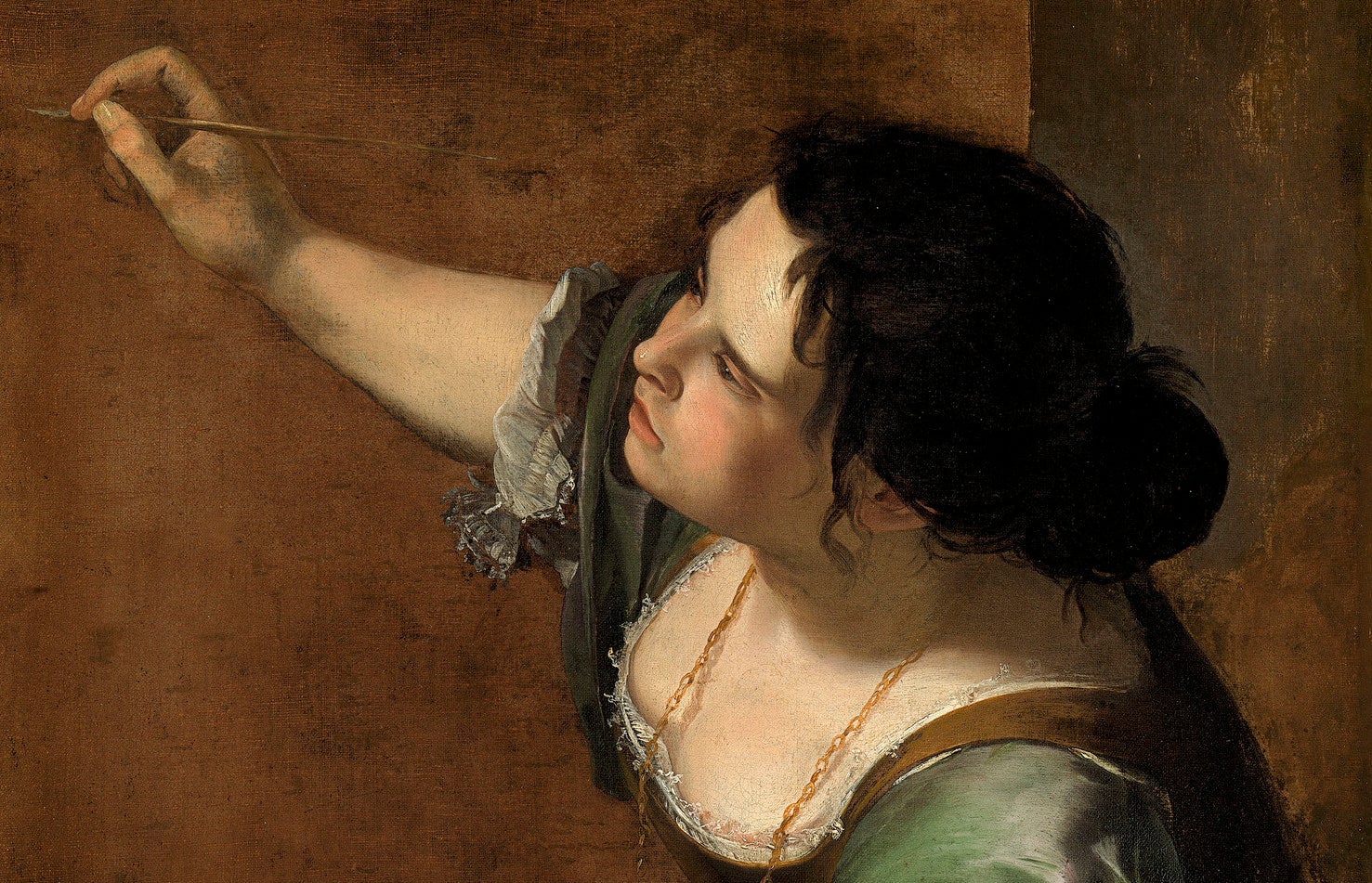 Artemisia Gentileschi, 'Autoretrat' (detall) | Royal Collection