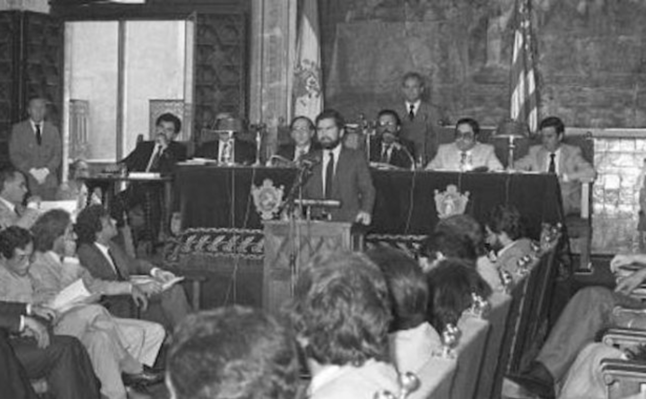 Joan Lerma, president de la Generalitat Valenciana el 1983