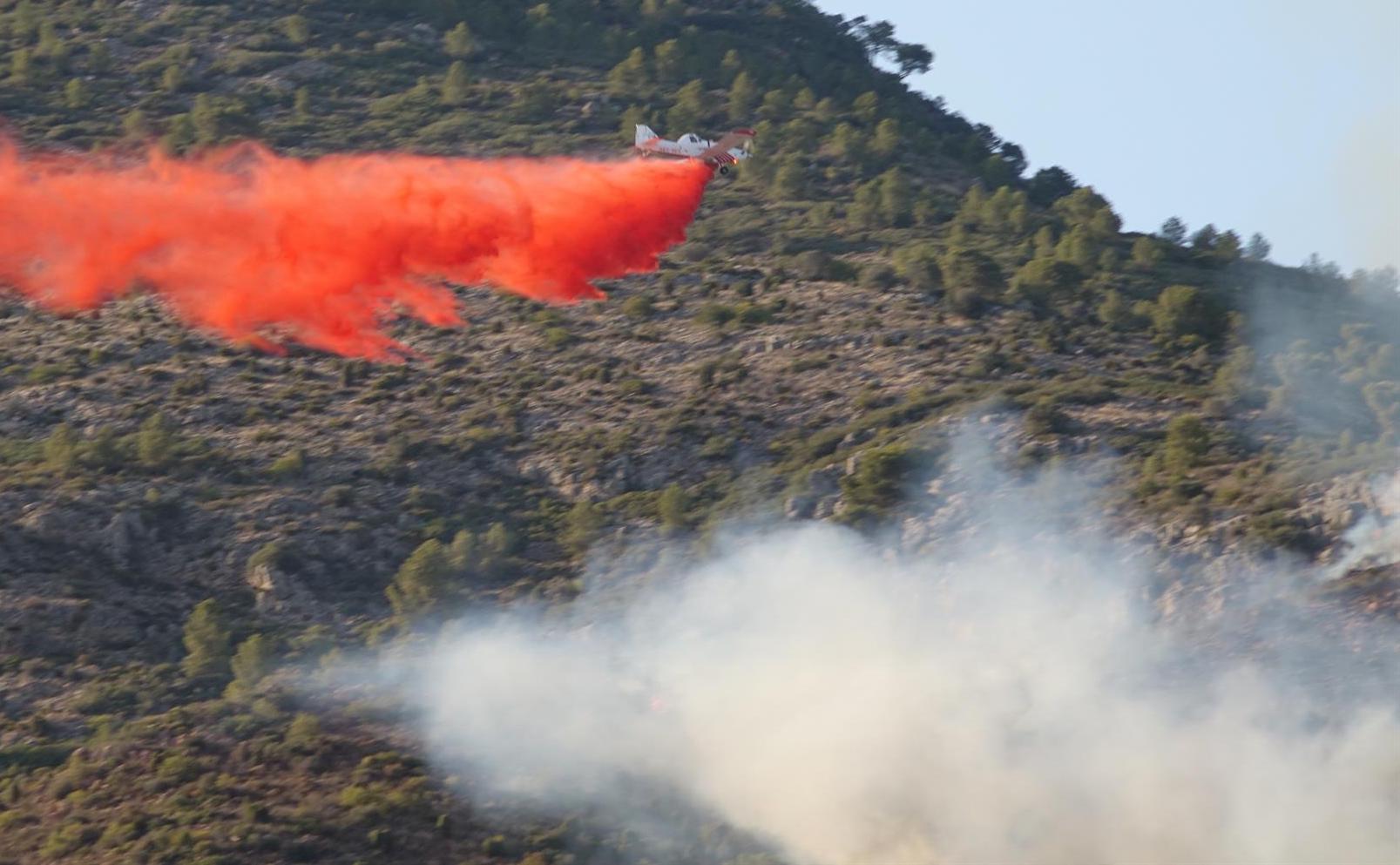 Incendi forestal a Benicàssim
