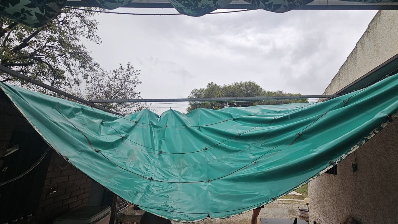 Les precipitacions neguen sostres, camps i urbanitzacions. Sostre trencat a Sant Vicent del Raspeig (l'Alacantí) | DLV