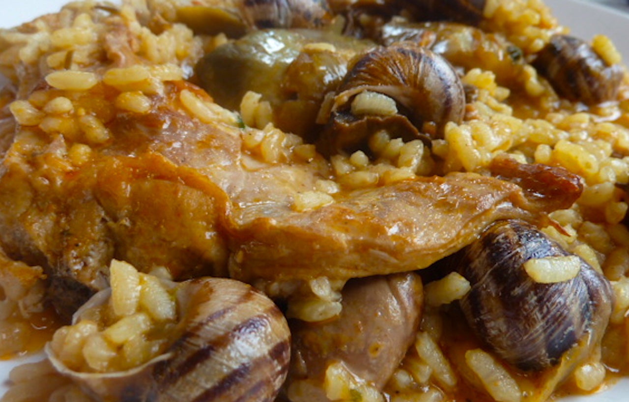 Arròs amb caragols