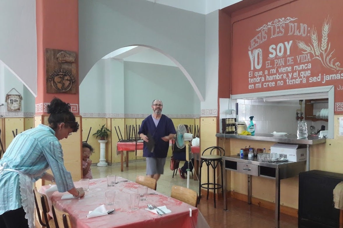 Menjador social de La Sal de la Tierra (Alacant)
