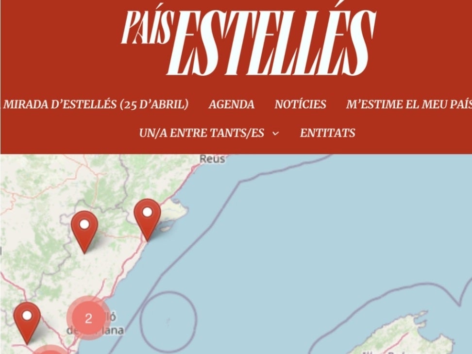 Portada del nou web