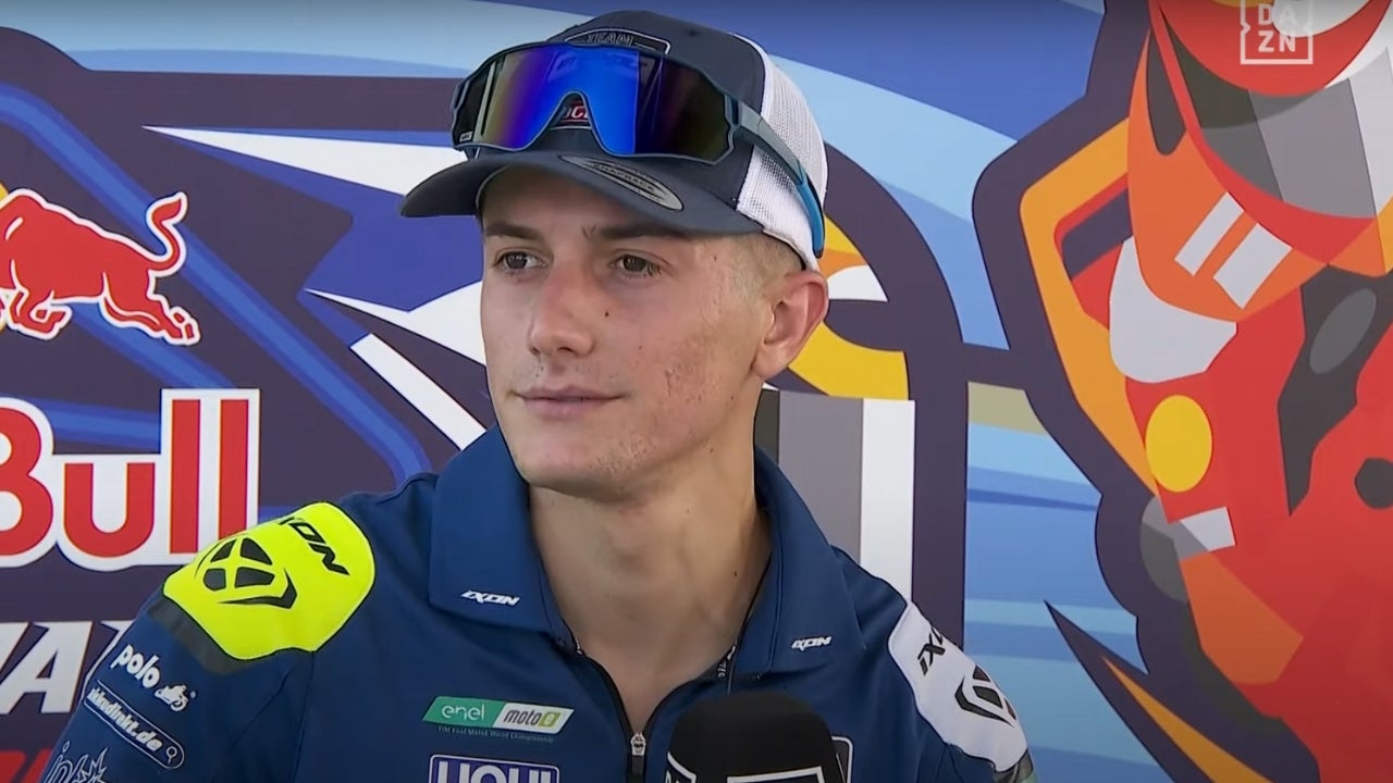 Héctor Garzó campió de MotoE durant l'entrevista amb DAZN
