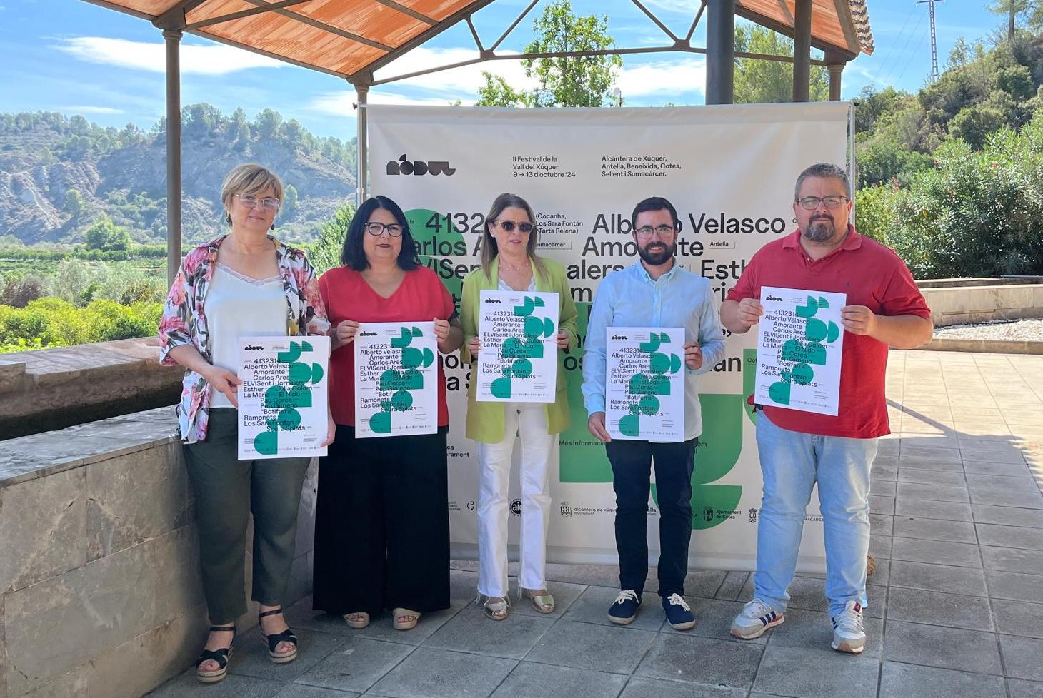 Presentació de «Nòdul», el festival de la Vall del Xúquer, al llavador de Sellent