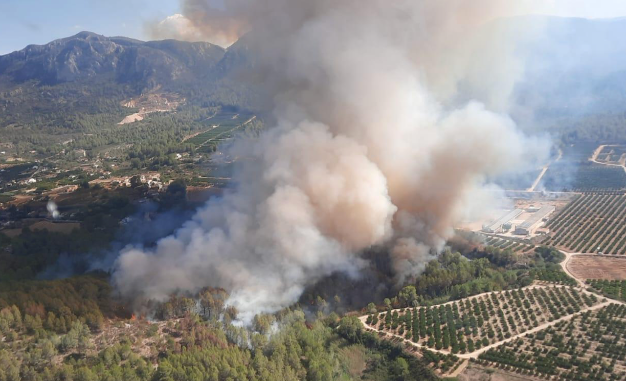 Incendi forestal a Simat de la Valldigna | Bombers Forestals GVA