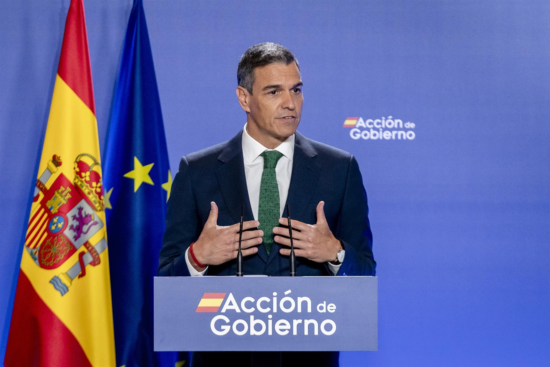 El president del govern espanyol, Pedro Sánchez | Europa Press