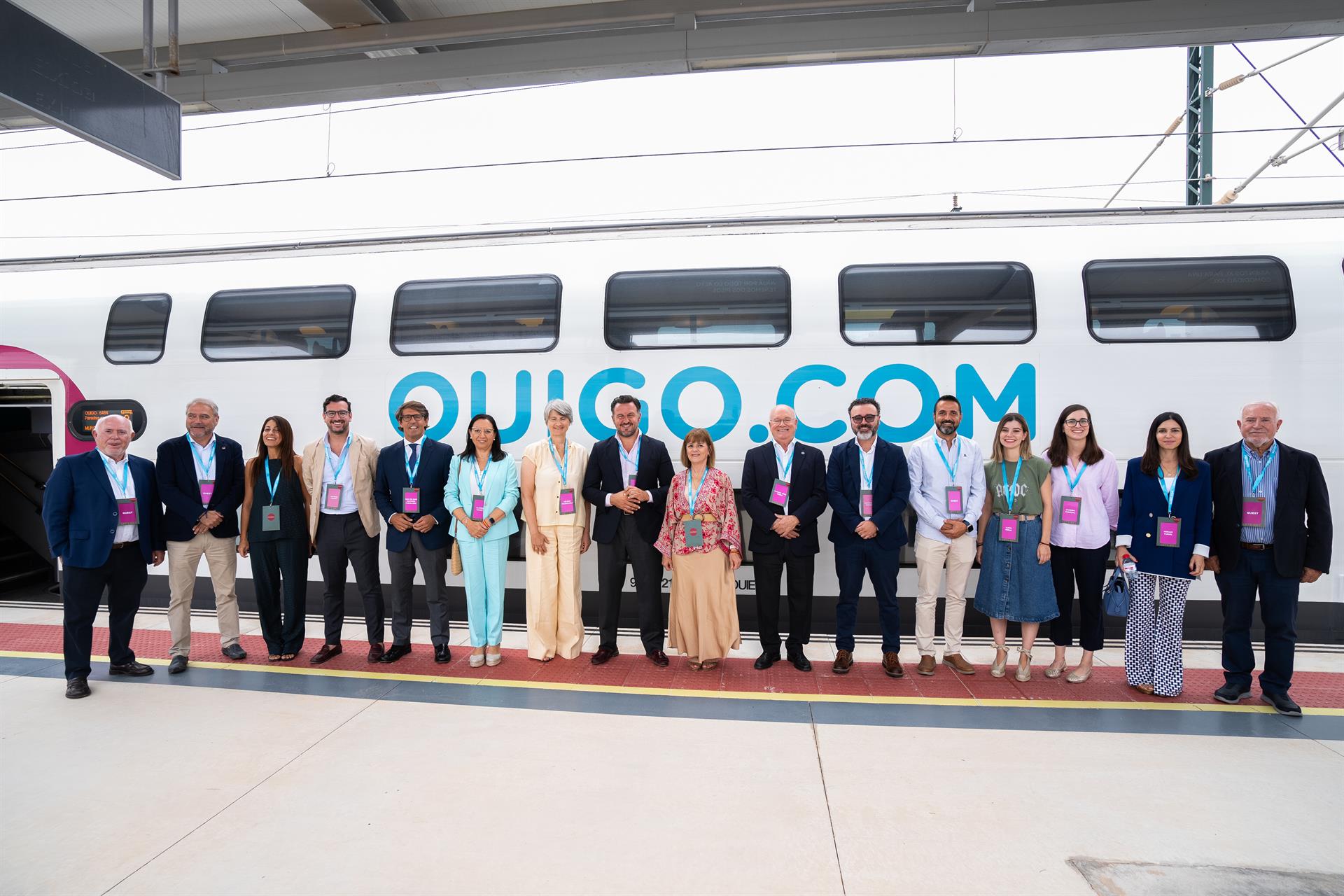 Inauguració de la nova línia d'Ouigo a l'Estació d'Elx