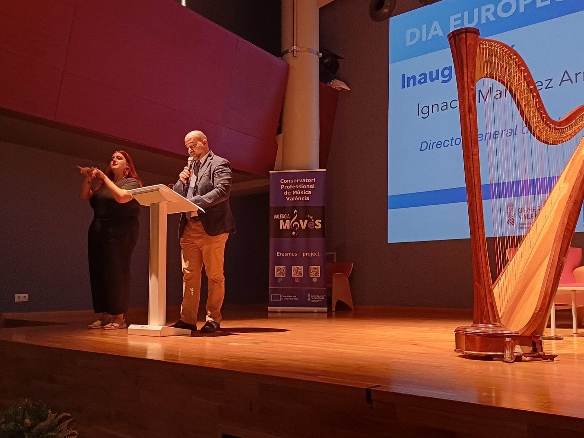 El director general Ignacio Martínez Arrúe participa en la jornada institucional del Dia Europeu de les Llengües / Europa Press