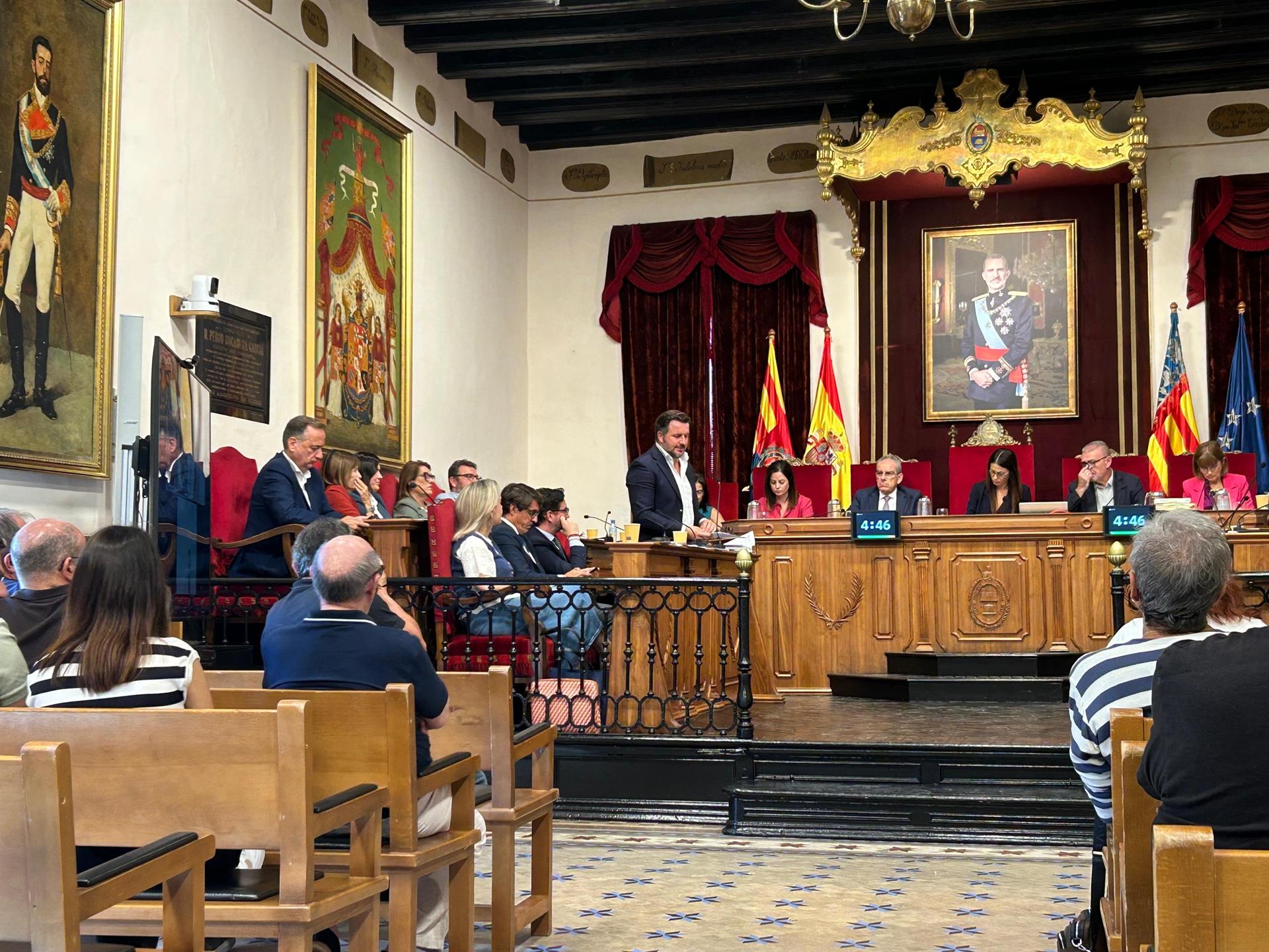 L'alcalde d'Elx, Pablo Ruz, intervé al ple municipal d'Elx / Europa Press