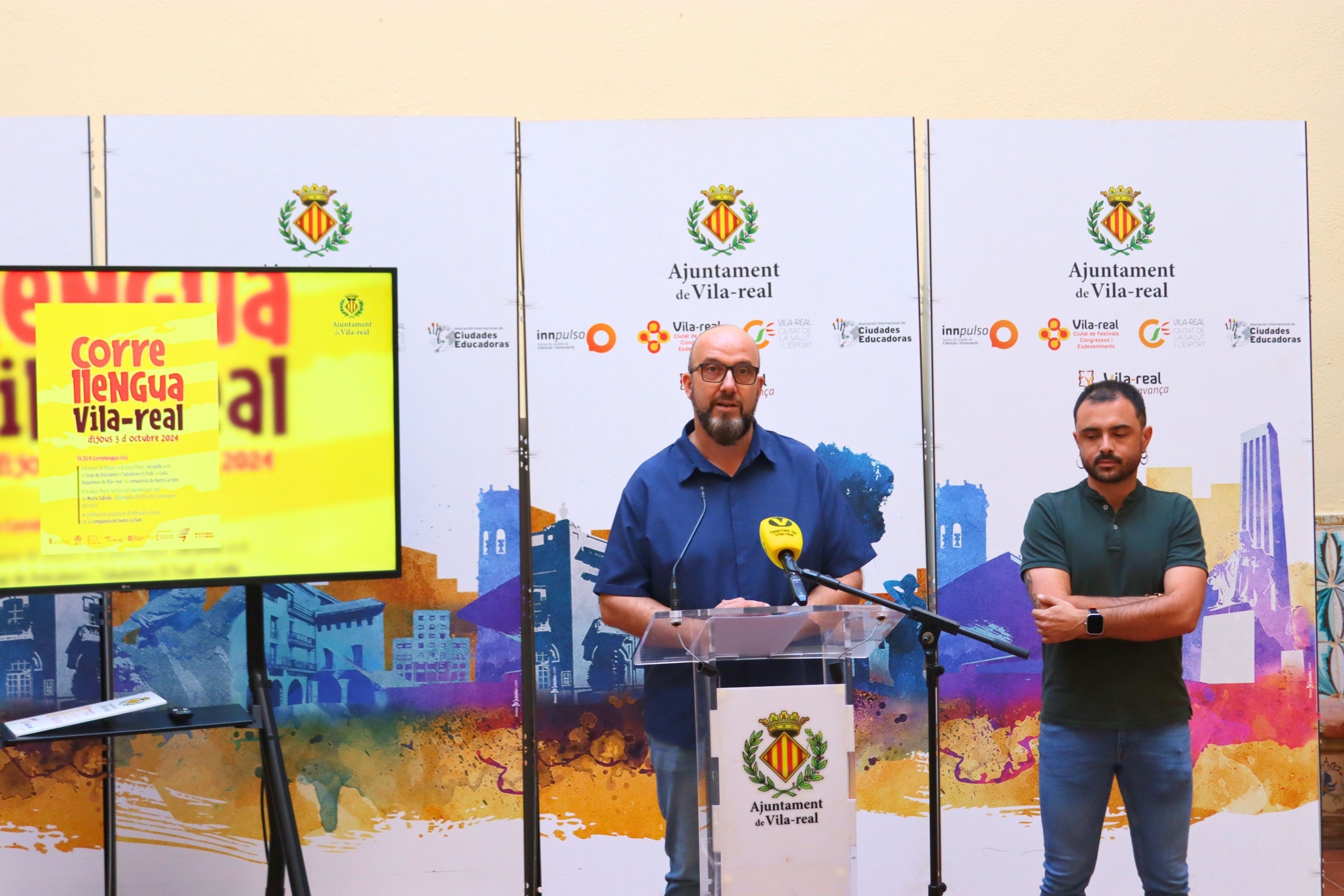 El regidor de Normalització Lingüística de Vila-real, Santi Cortells / Ajuntament de Vila-real