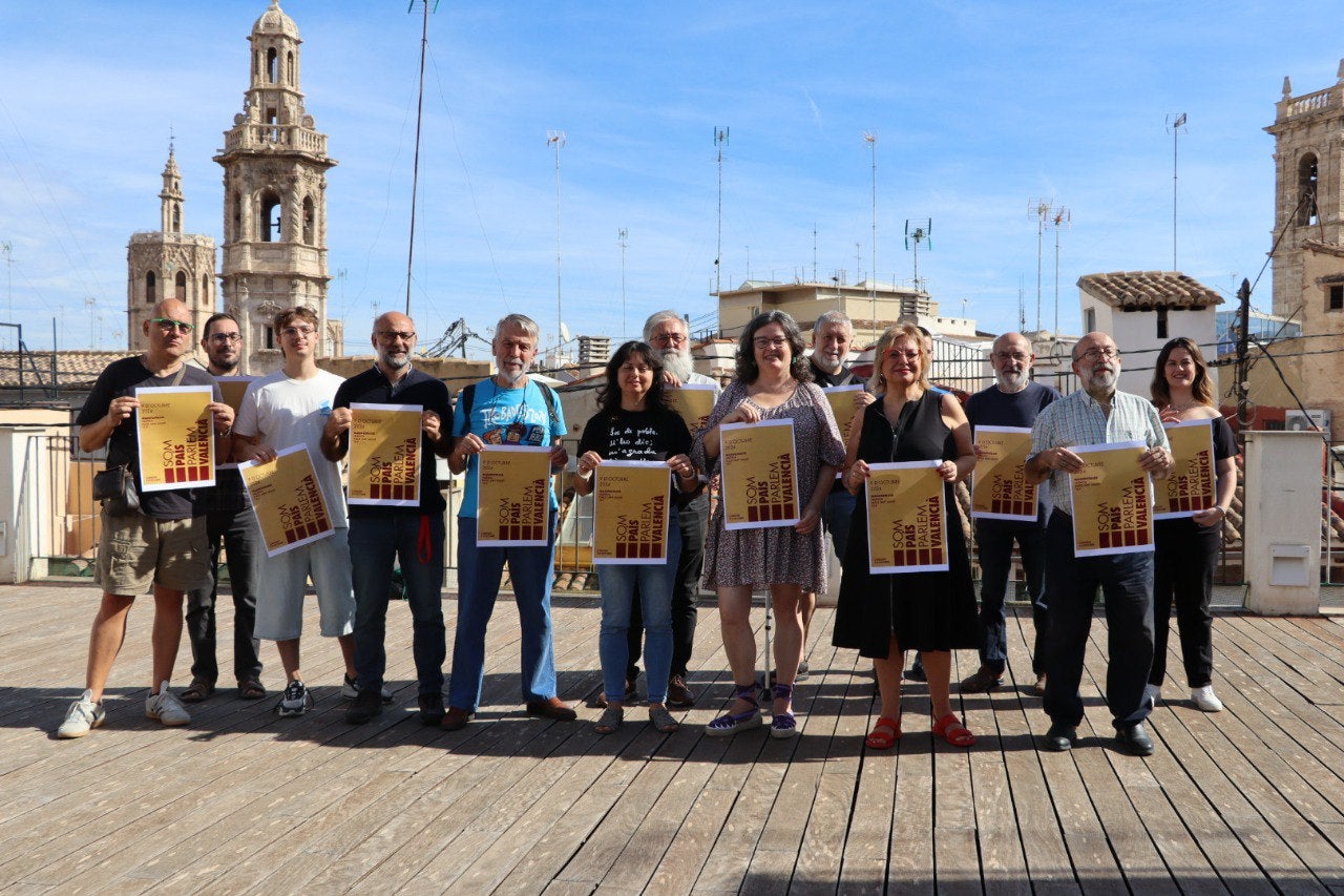 La Comissió 9 amb d'Octubre convoca la manifestació unitària amb el lema «Som País, parlem valencià»