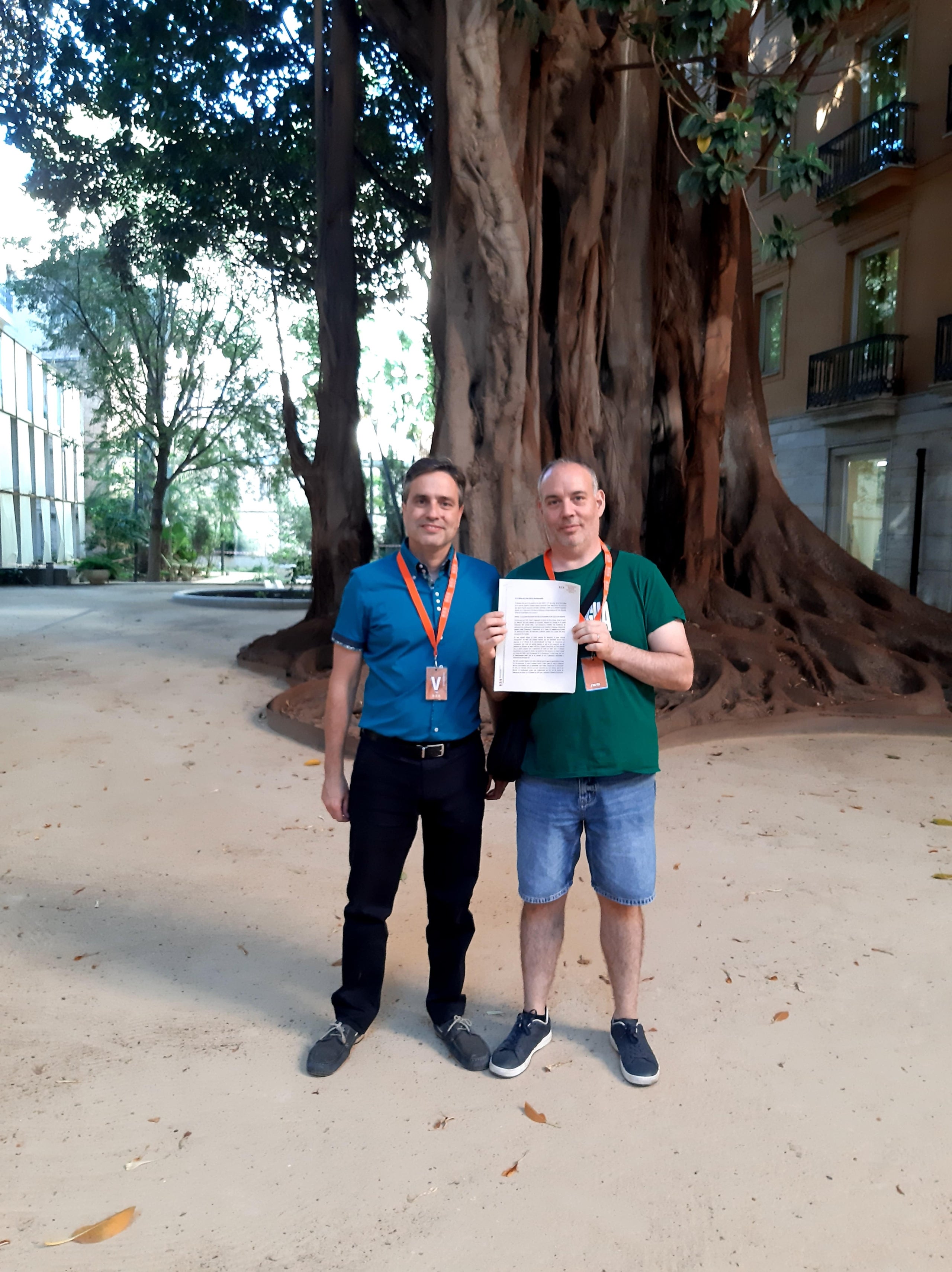 Vicent Pallardó i David Folch presenten la ILP | Solidaritat Catalana per la Independència