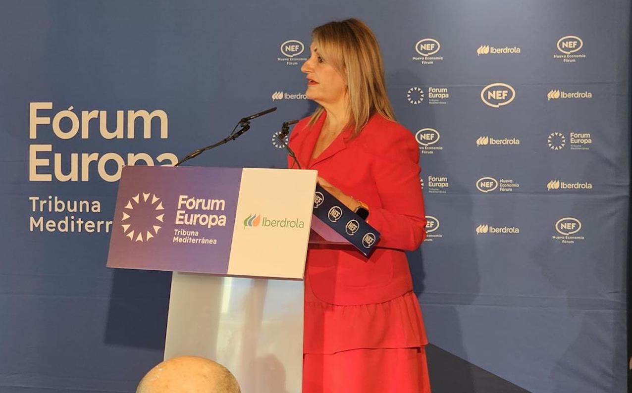 La consellera d'Innovació, Indústria, Comerç i Turisme, Nuria Montes