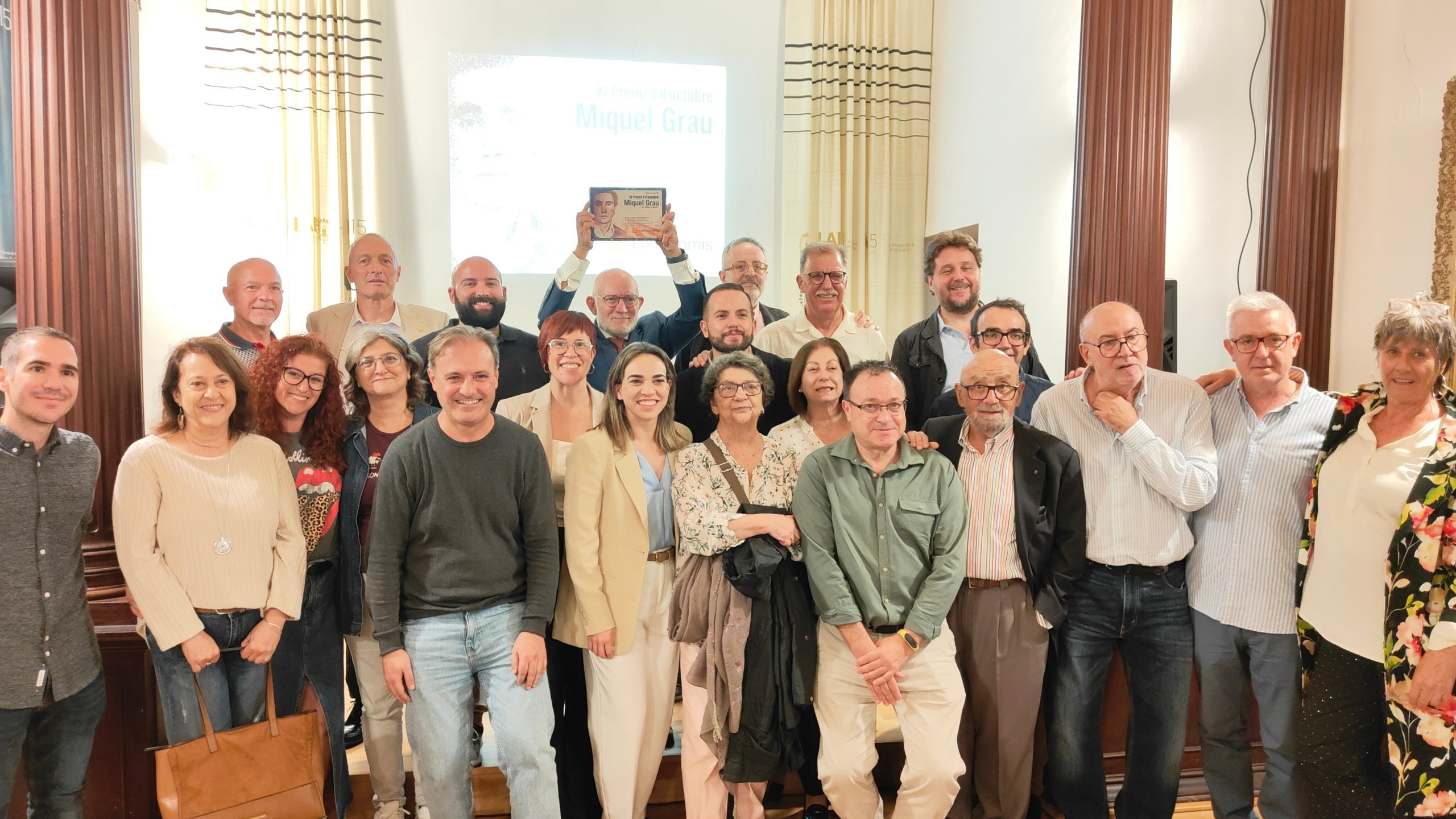 Entrega del Premi Miquel Grau a Manuel Desantes / Compromís Alacant