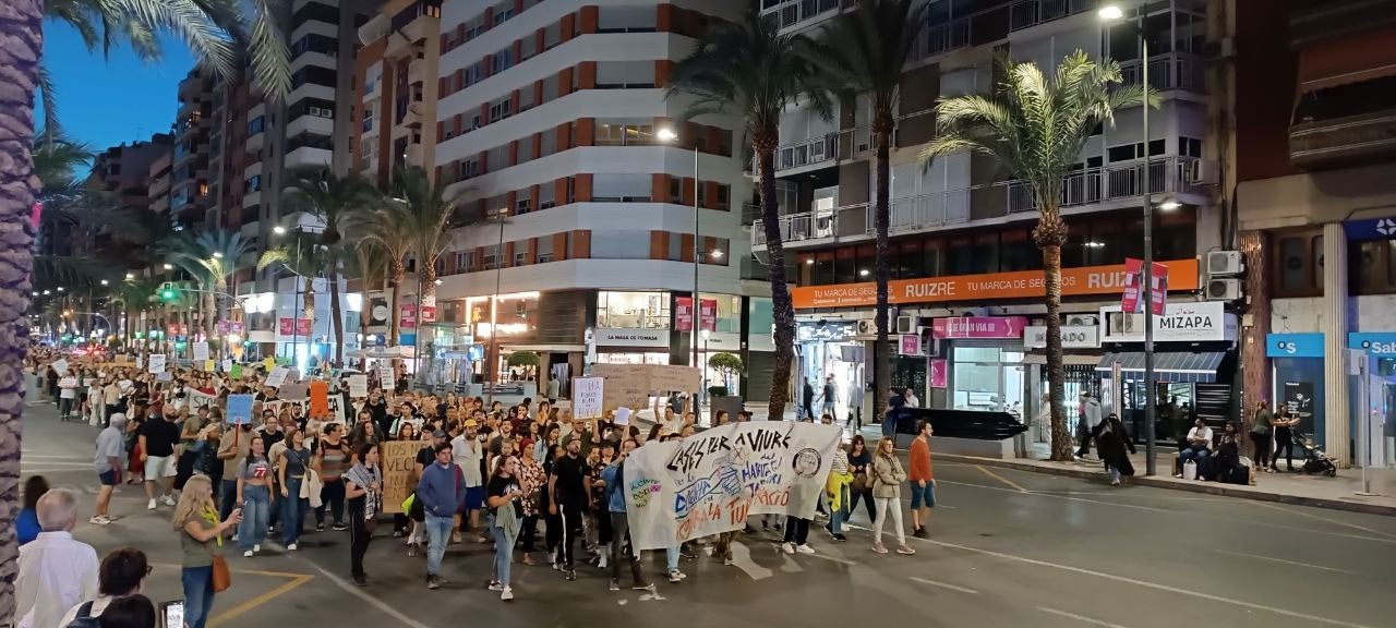 Manifestació per l'habitatge a Alacant el passat octubre
