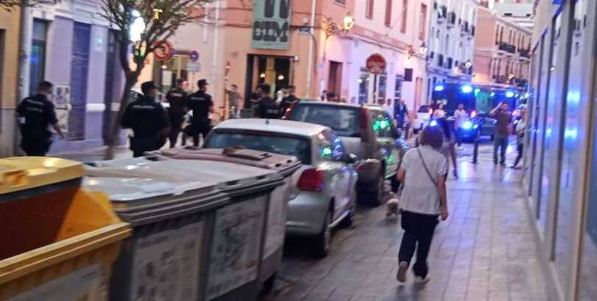 Presència policial massiva durant tota la cercavila