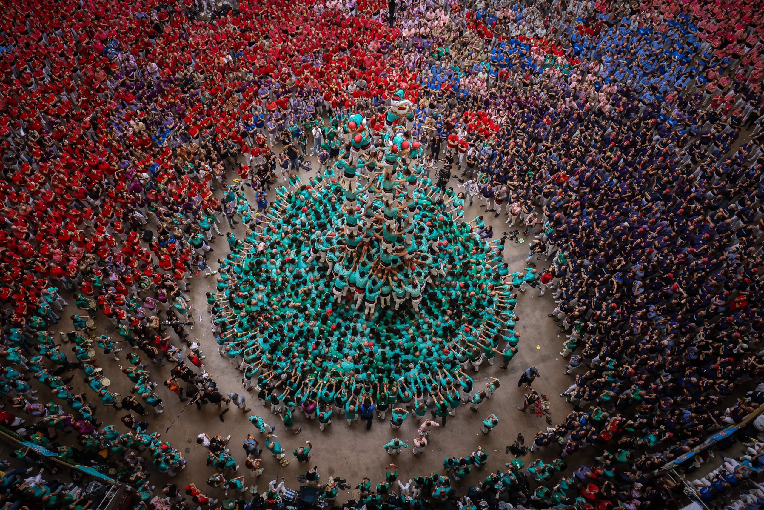 Imatge d'arxiu dels castellers de Vilafranca del Penedès / ACN
