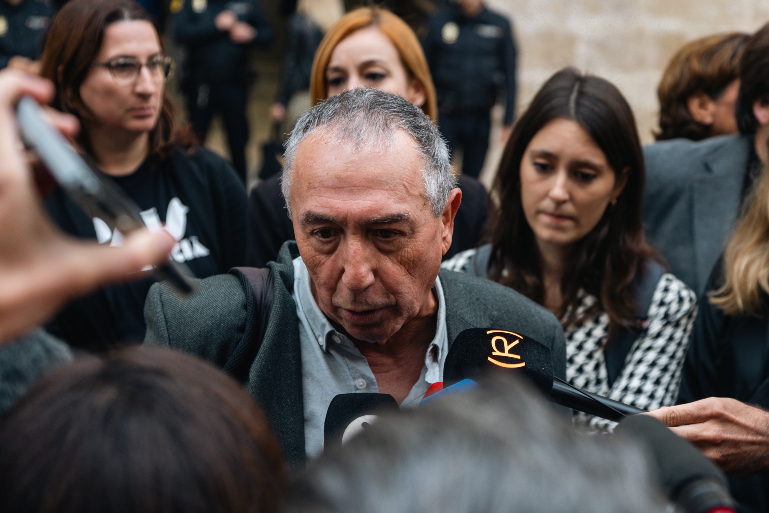 El síndic de Compromís, Joan Baldoví, a les portes de Les Corts | Lluís Martí