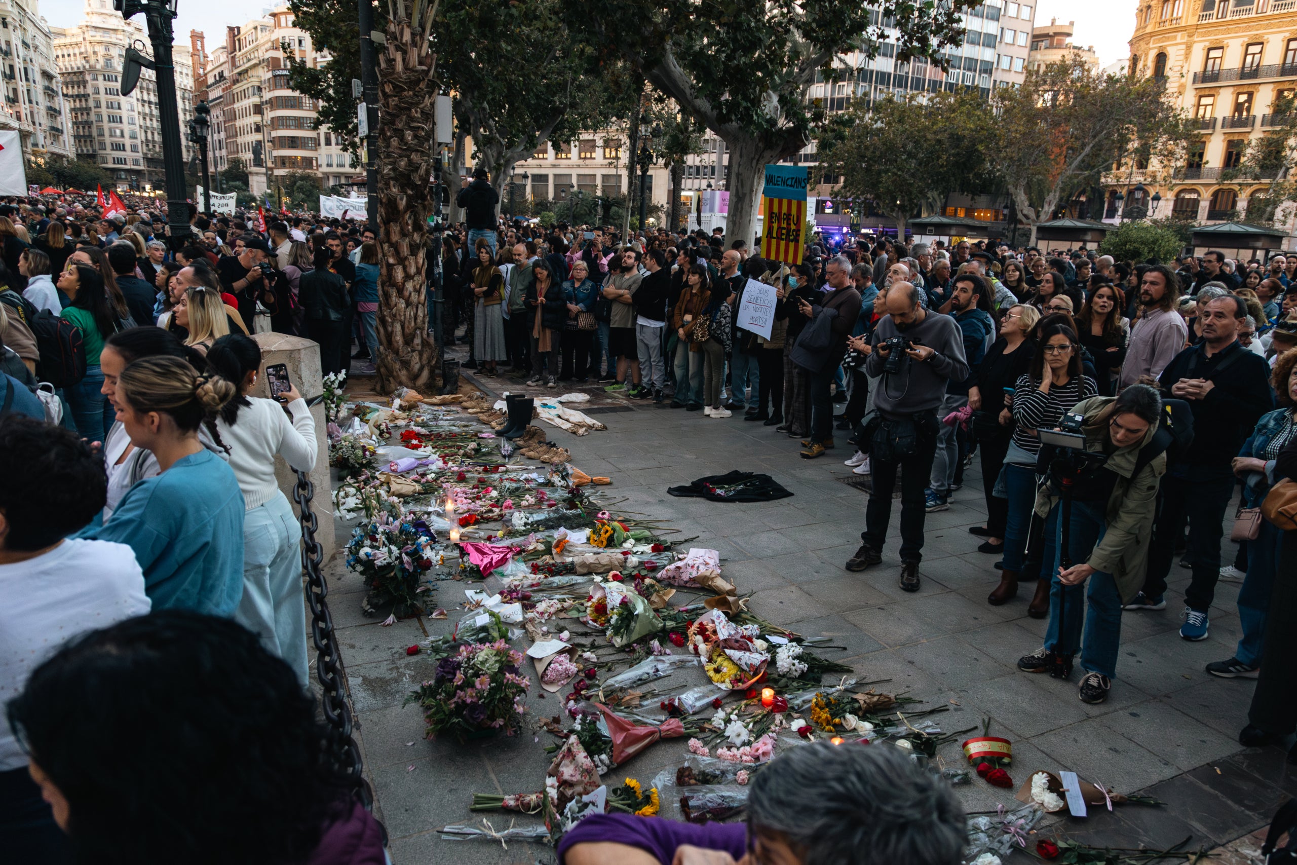 Manifestació a València per a exigir la dimissió del president de la Generalitat Valenciana, Carlos Mazón, el 9 de novembre | Lluís Martí