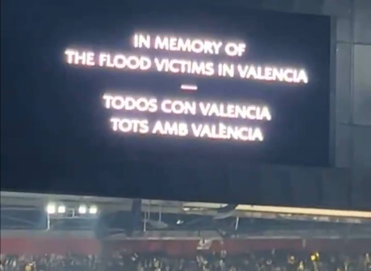 Homenatge a les vítimes de la DANA a la prèvia del Maccabi-Ajax