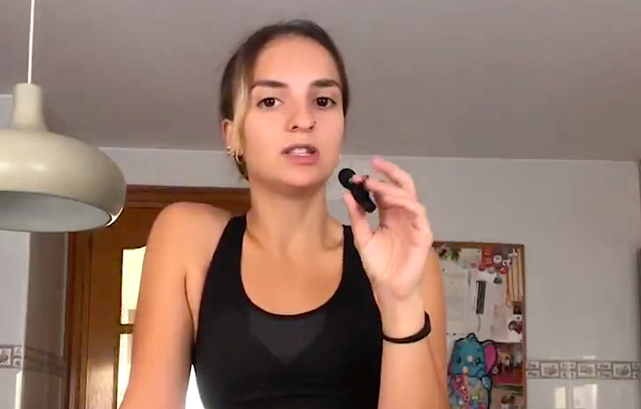 La influencer Valenardat