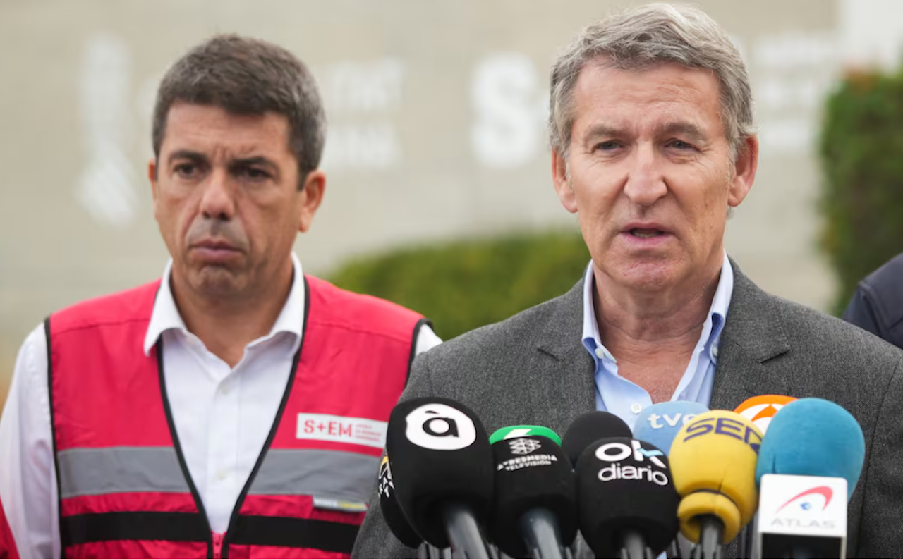 Carlos Mazón i Alberto Núñez Feijóo | Jorge  Gil | EP