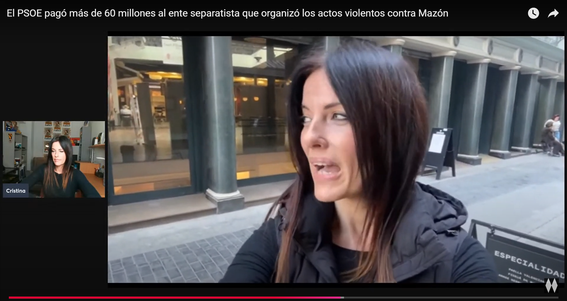 Cristina Seguí vídeo portada