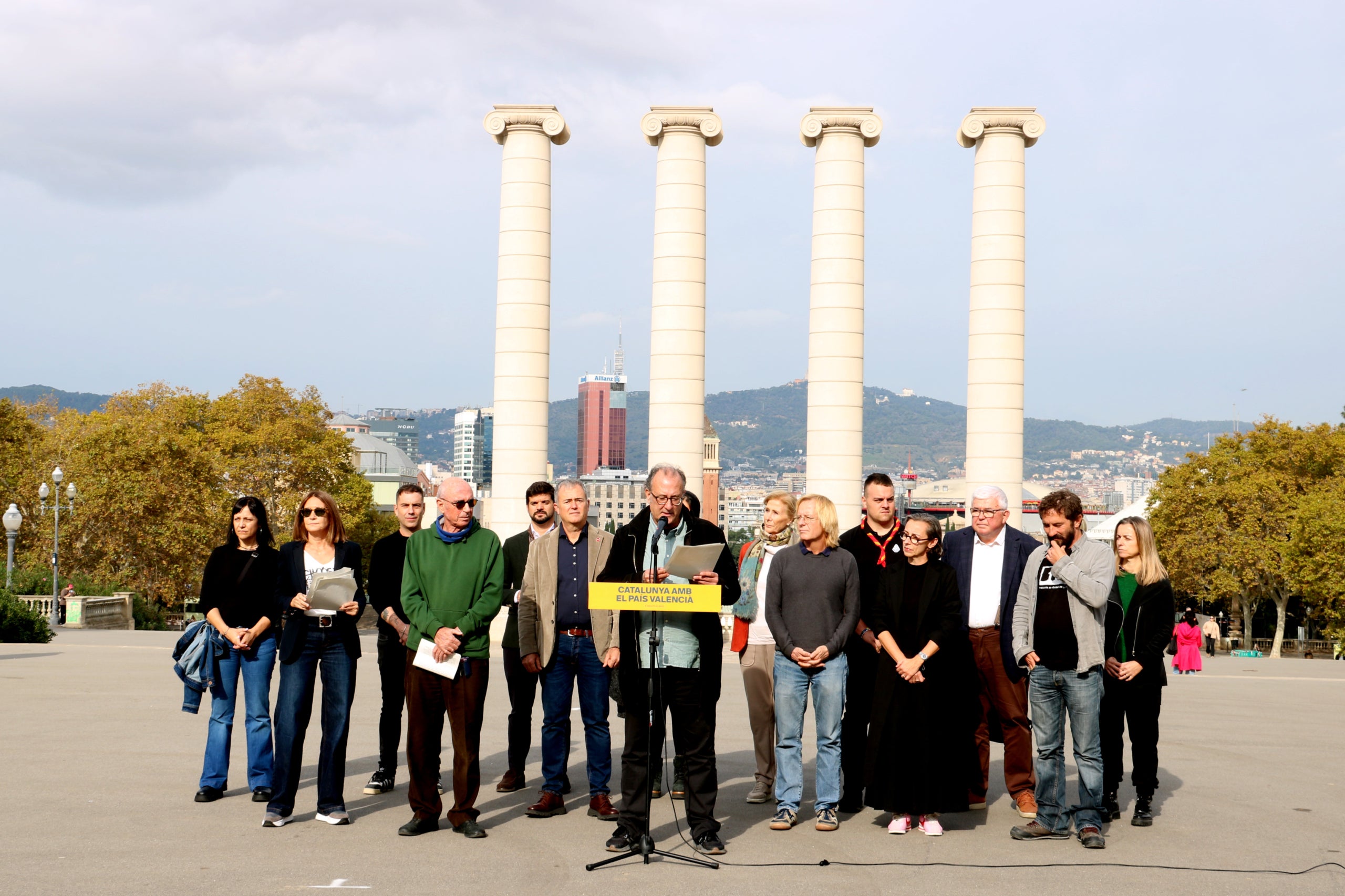 Intervenció de Xavier Antich, president d'Òmnium Cultural / Agència Catalana de Notícies