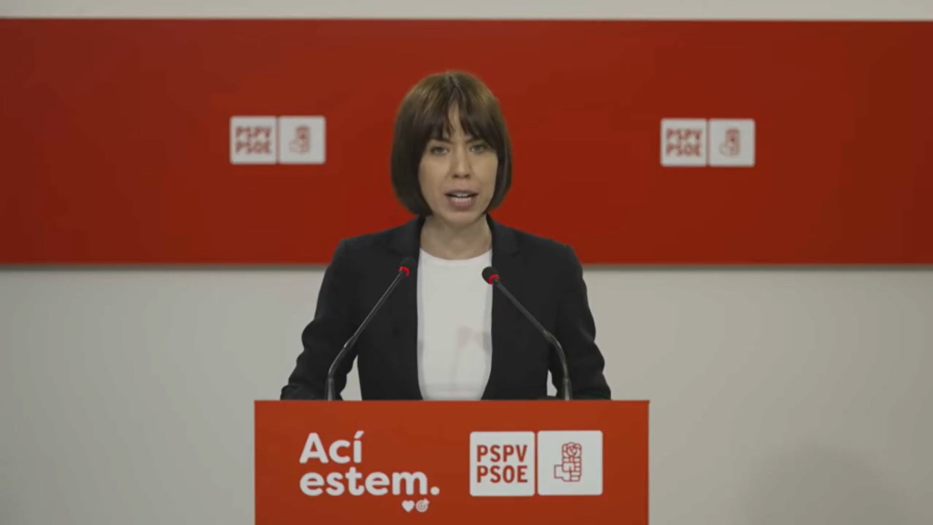Diana Morant durant una compareixença