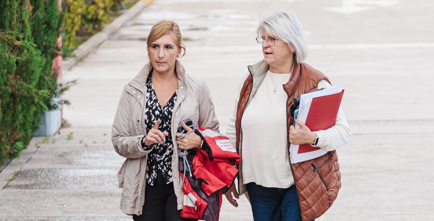 La consellera d'Interior, Salomé Pradas, arriba a un reunió de coordinació per la DANA / Europa Press