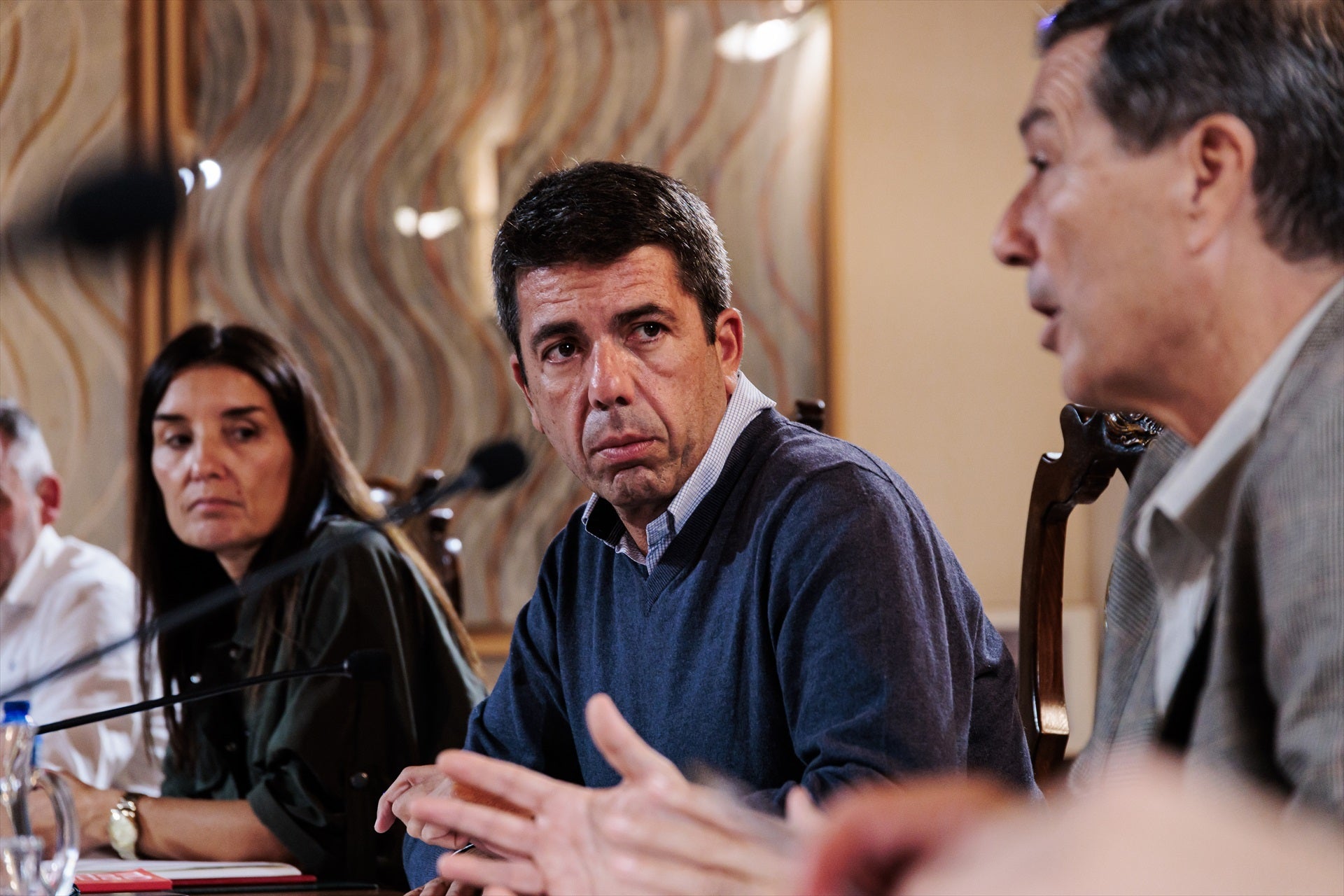 El president de la Generalitat valenciana, Carlos Mazón, durant un ple del consell | Europa Press