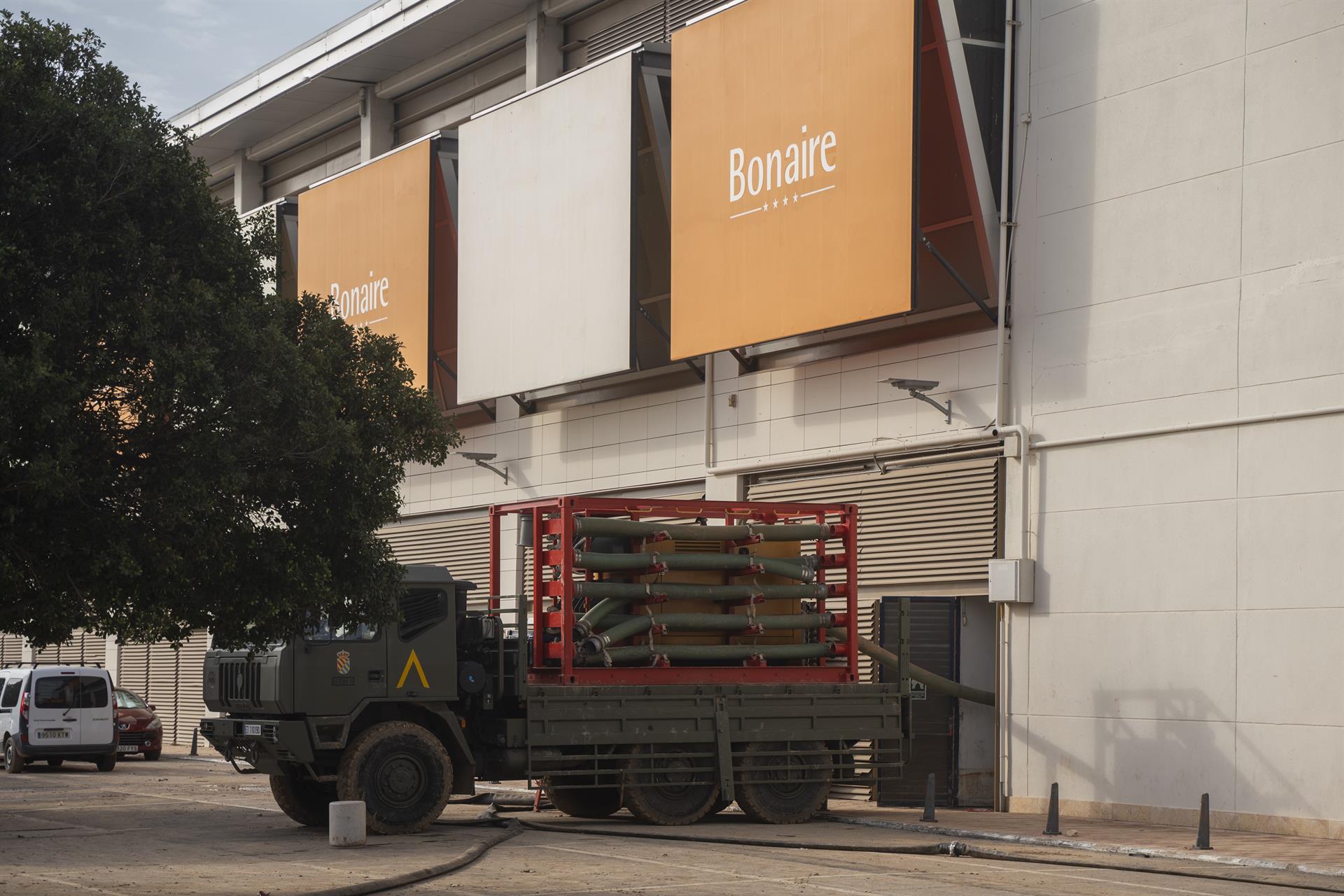 L'aparcament del centre comercial Bonaire va ser un dels epicentres de la campanya de desinformació