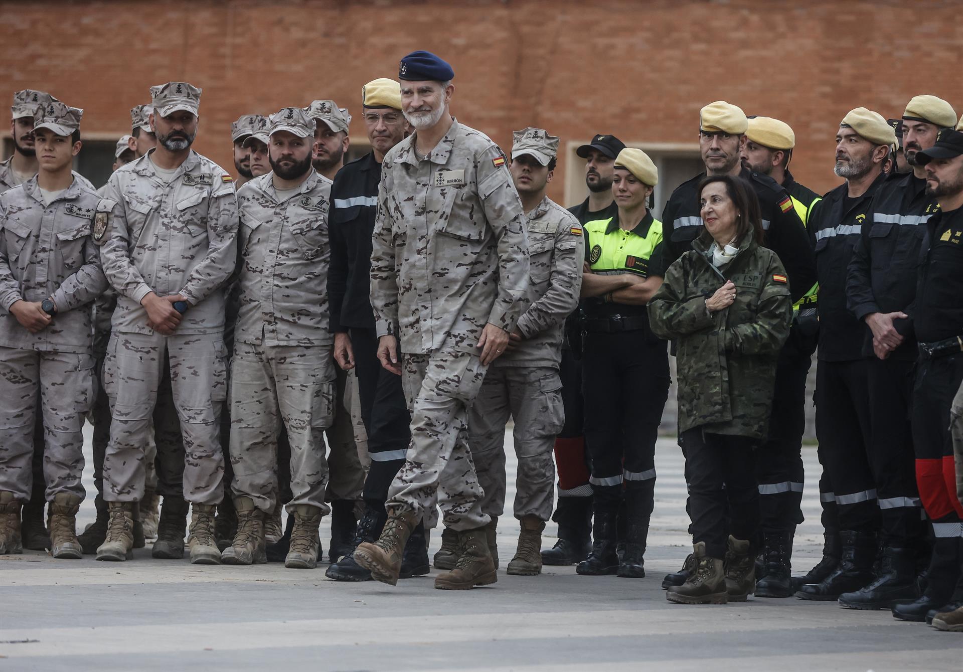 El rei espanyol Felip VI a la base militar de Bétera | Rober Solsona | EP