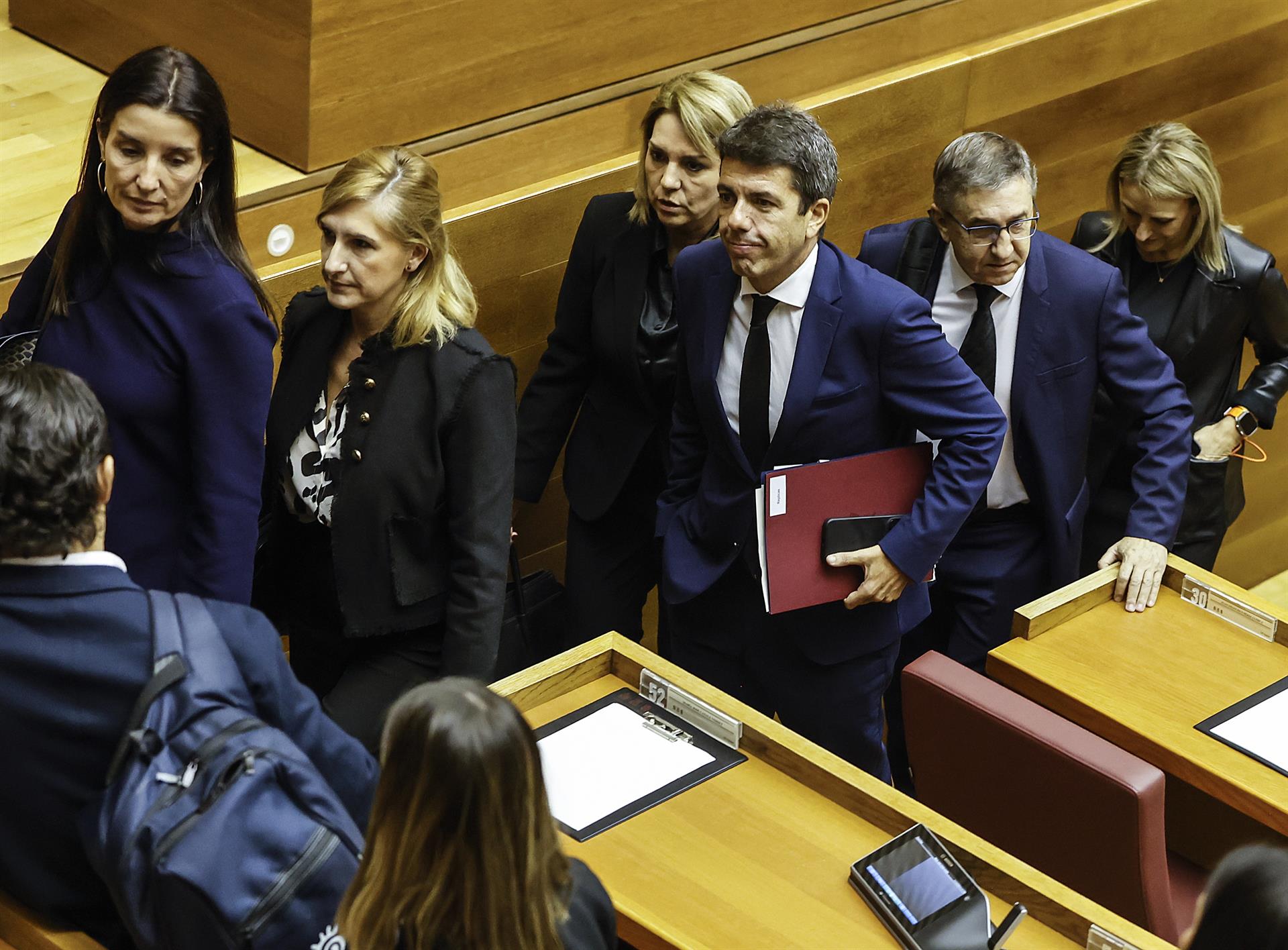 El president valencià, Carlos Mazón, a les Corts Valencianes | Europa Press