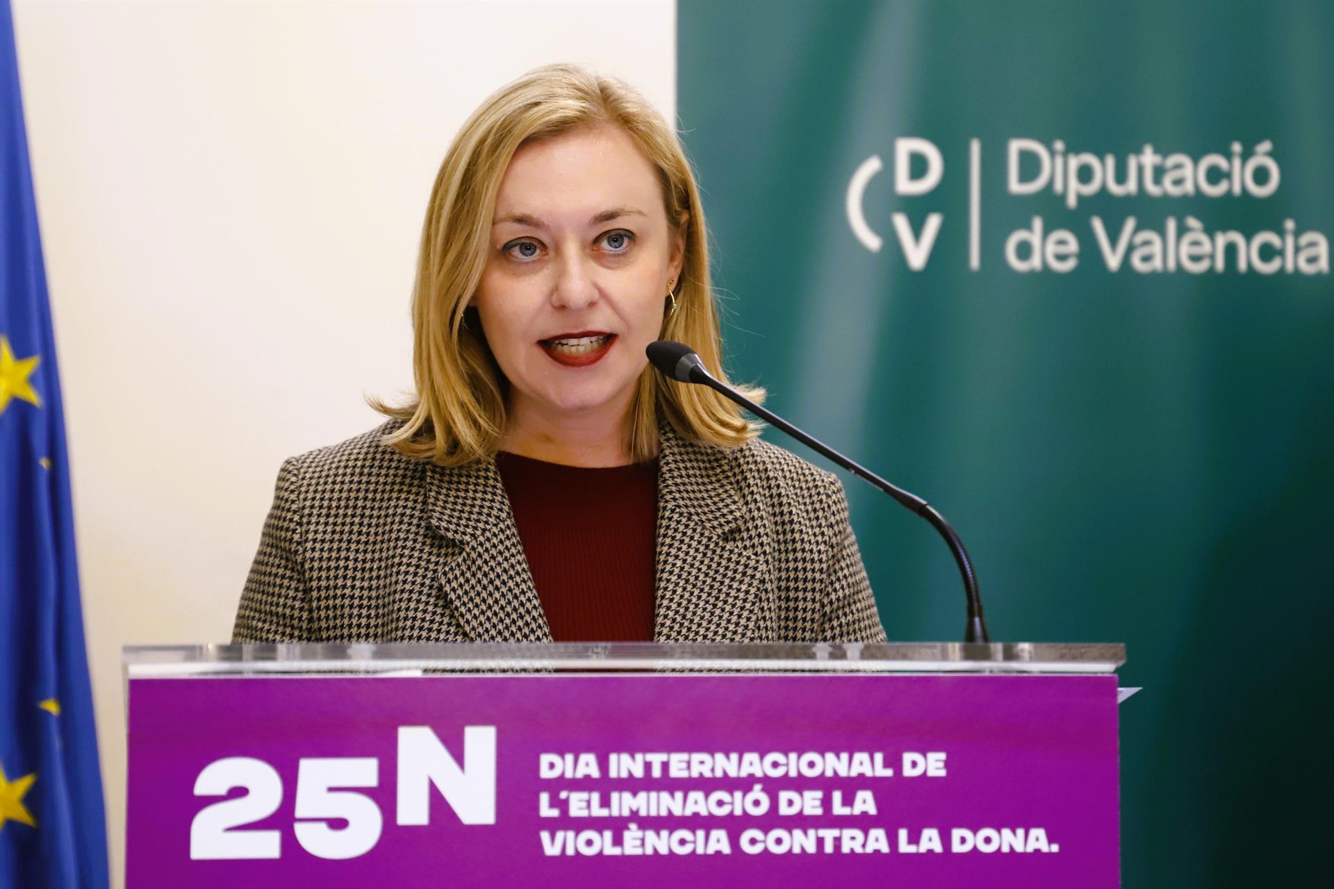 La vicepresidenta de la Diputació de València, Natàlia Enguix