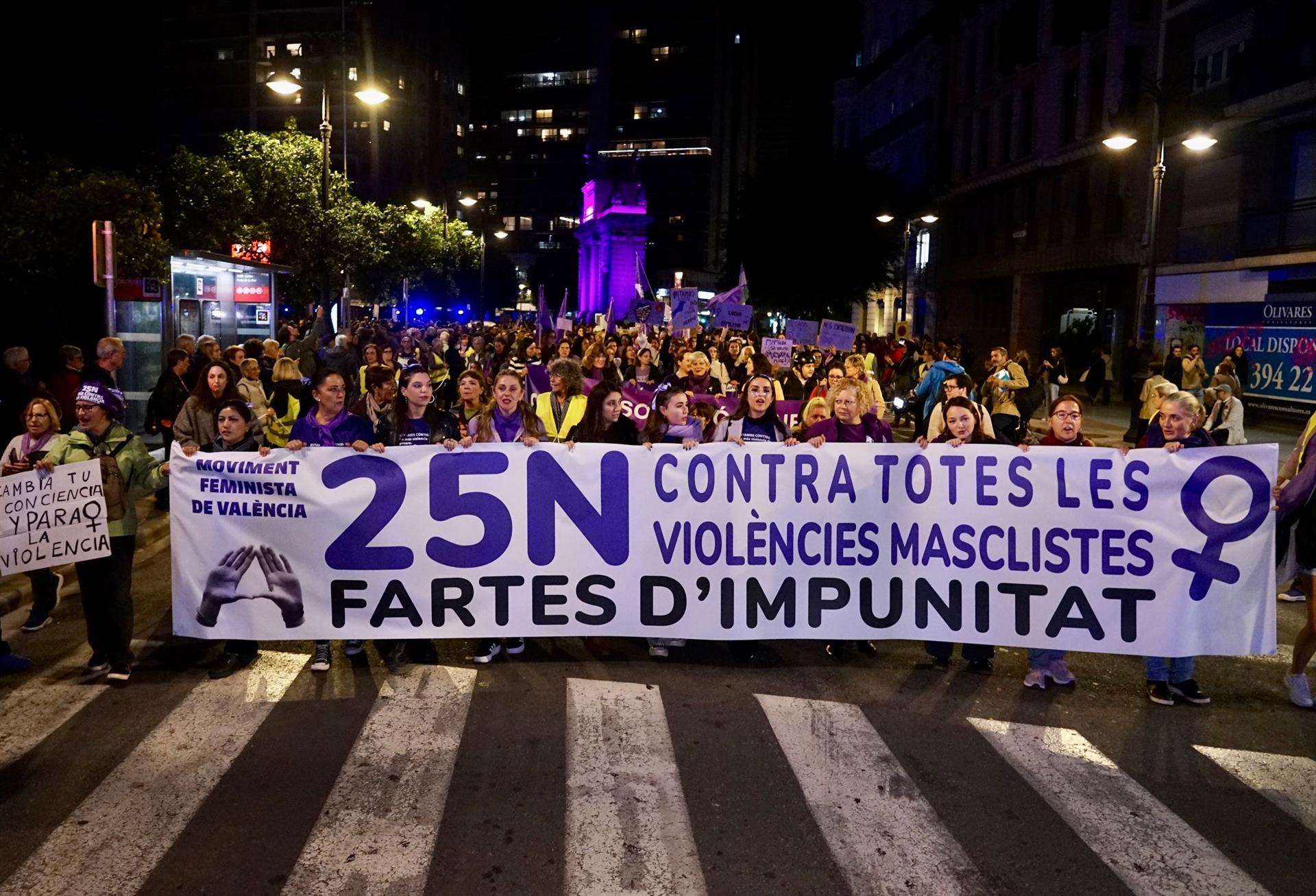 Manifestació del 25-N a València | Eduardo Manzana | EP