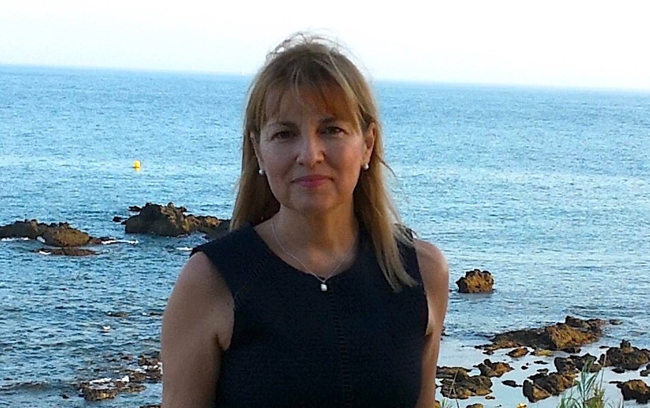 L'escriptora Montserrat Espallargas
