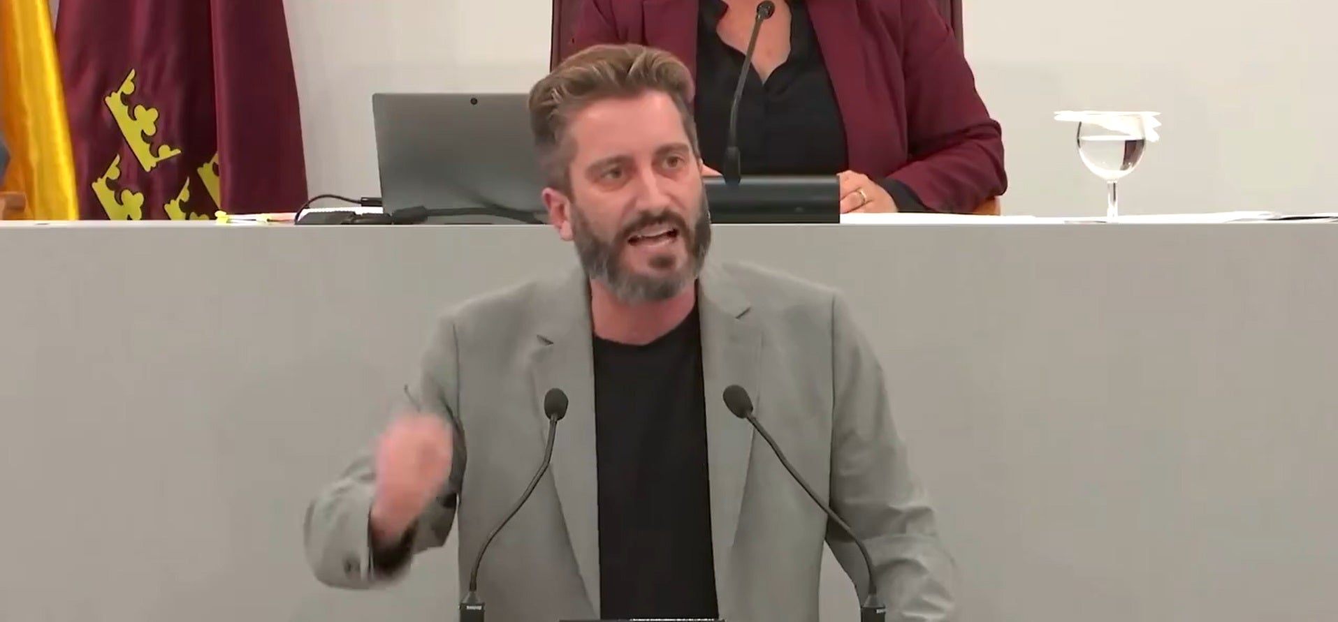 El diputat de Podem a l'Assemblea Regional de Múrcia, Víctor Egío